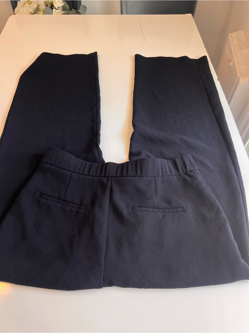 Wilfred Black Wide-Leg Women's Pants - Picture 4 of 8